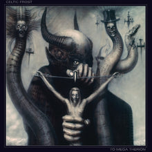 Load image into Gallery viewer, Celtic Frost - To Mega Therion [2LP/ Ltd Ed Silver Vinyl/ 32-Page 10" Booklet/ 2 Posters/ Remastered]
