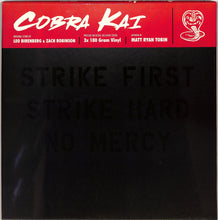 Load image into Gallery viewer, Leo Birenberg &amp; Zach Robinson - Cobra Kai (OST) [3LP/ 180G/ Slipcased/ Ltd Ed Red, White, &amp; Blue Marbled Vinyl]
