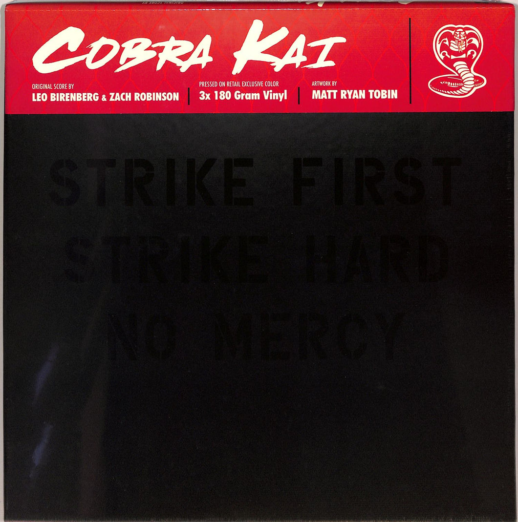 Leo Birenberg & Zach Robinson - Cobra Kai (OST) [3LP/ 180G/ Slipcased/ Ltd Ed Red, White, & Blue Marbled Vinyl]