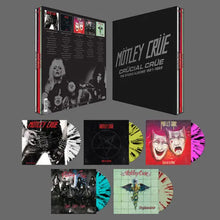 Load image into Gallery viewer, Mötley Crüe - Crücial Crüe: The Studio Albums 1981-1989 [5LP/ 180G/ Ltd Ed Colored Splatter Vinyl/ Boxed]
