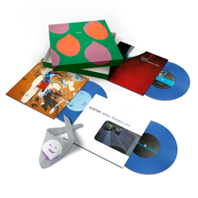 Load image into Gallery viewer, Duster - Moods, Modes [Deluxe Triple 7" Box Set/ 45RPM/ Ltd Ed Blue Moods Vinyl/ Duster-branded Hanky]
