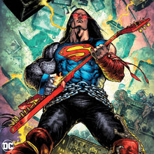 Load image into Gallery viewer, Various Artists - Dark Nights: Death Metal (OST) - [2LP/ Ltd Ed Electric Smoke Vinyl/ Superman Variant Cover/ Indie Exclusive/ Poster + Trading Card]
