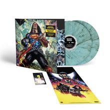 Load image into Gallery viewer, Various Artists - Dark Nights: Death Metal (OST) - [2LP/ Ltd Ed Electric Smoke Vinyl/ Superman Variant Cover/ Indie Exclusive/ Poster + Trading Card]
