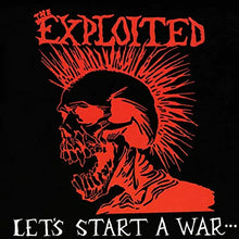 Load image into Gallery viewer, Exploited, The - Let's Start a War... Said Maggie One Day [140G/ Ltd Ed Red &amp; Black Splatter Vinyl]
