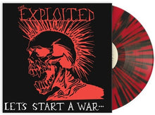 Load image into Gallery viewer, Exploited, The - Let's Start a War... Said Maggie One Day [140G/ Ltd Ed Red &amp; Black Splatter Vinyl]
