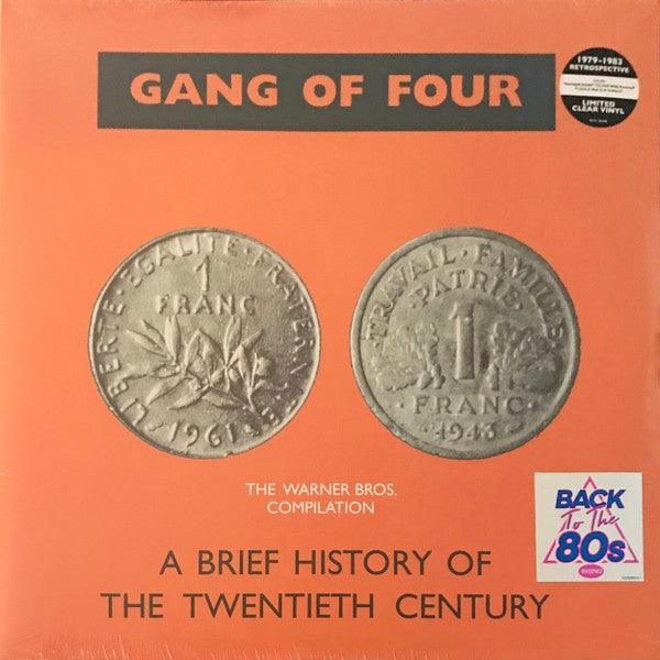 Gang of Four - A Brief History of the Twentieth Century: The Warner Bros. Compilation [2LP/Clear Vinyl]