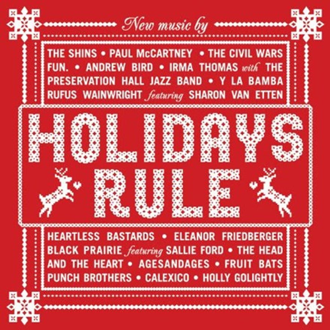 Various Artists - Holidays Rule [2LP/ Ltd Ed Translucent Red Vinyl]