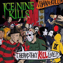 Load image into Gallery viewer, Ice Nine Kills - I Heard They Kill Live!! [2LP/ Ltd Ed Neon Green Marble Vinyl]
