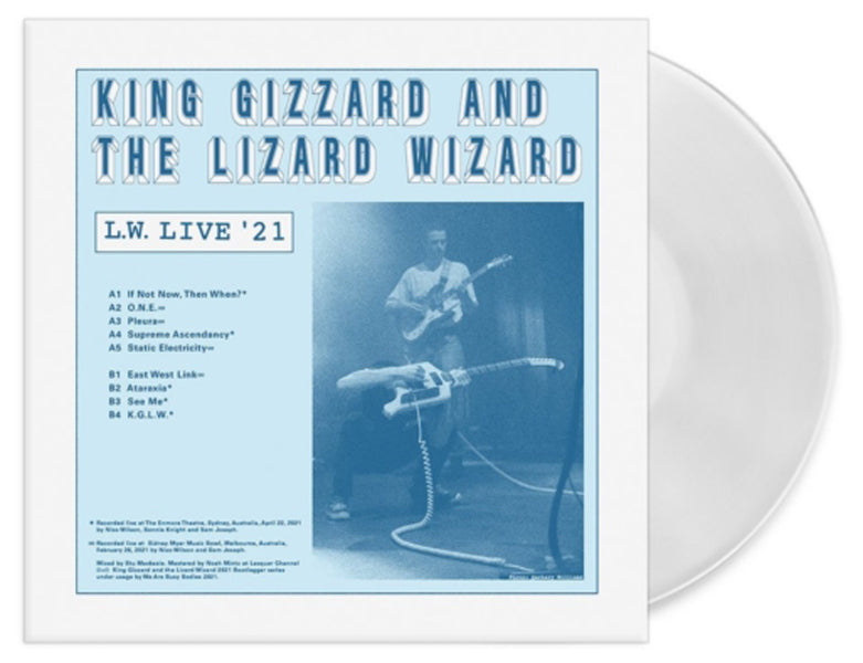 King Gizzard and the Lizard Wizard - L.W. Live '21 [Ltd Ed Reverse Groove on Clear Vinyl]