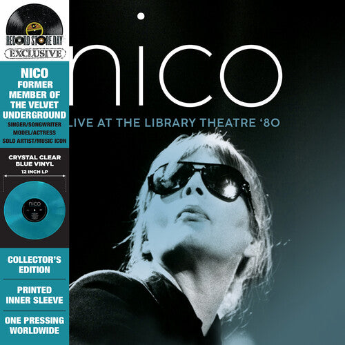 Nico - Live at the Library Theatre '80 [Ltd Ed Crystal Clear Light Blue Vinyl/ OBI Strip] (RSD 2023)