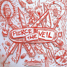 Load image into Gallery viewer, Pierce the Veil - Misadventures [Ltd Ed Silver with Red Splatter Vinyl/ Indie Exclusive]
