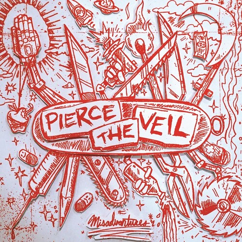 Pierce the Veil - Misadventures [Ltd Ed Silver with Red Splatter Vinyl/ Indie Exclusive]
