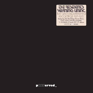 Residents, The - WARNING: UNINC - Live and Experimental Recordings 1971 - 1972 [2LP] (RSD 2022)