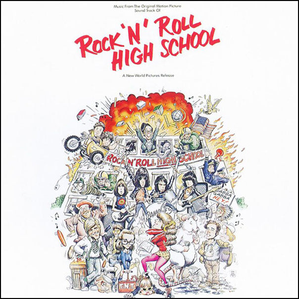 Ramones / Various Artists - Rock 'n' Roll High School (OST) [Ltd Ed Fire Colored Vinyl/ 40th Anniversary]