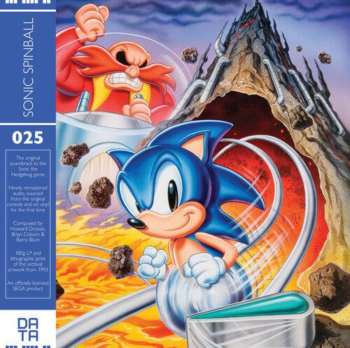 Various Artists - Sonic Spinball [180G/ Ltd Ed Blue Vinyl/ Lithographic Print/ Obi Strip/ 45RPM] (OST)