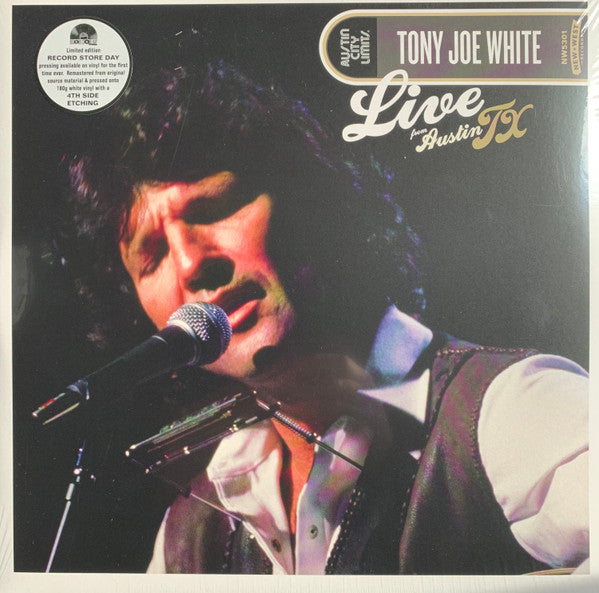 Tony Joe White - Live from Austin TX (Austin City Limits) [2LP/ Etched Side 4/ 180G/ Ltd Ed White Vinyl] (RSD 2019)