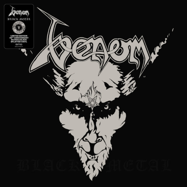 Venom - Black Metal: 40th Anniversary Edition [Ltd Ed Silver & Black Splatter Vinyl/ Embossed Cover/ Indie Exclusive]